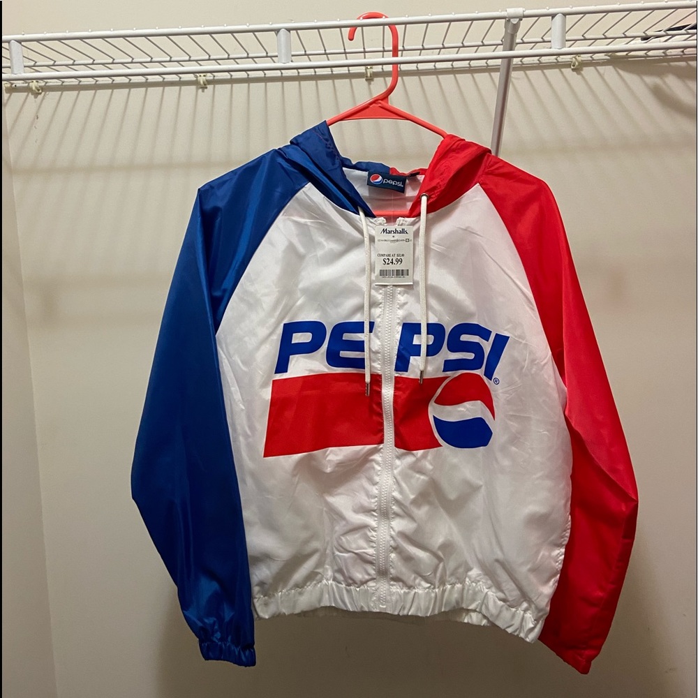 pepsi zip up jacket